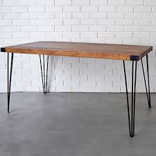Metal dining table legs australian animals pictures. Dining Table With Hairpin Legs
