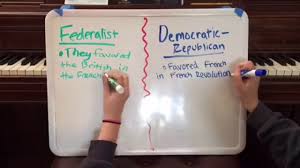 Federalists Vs Democratic Republicans
