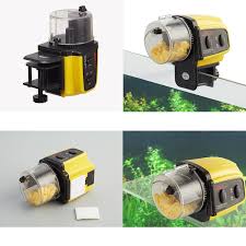 Ada Automatic Fish Feeder Aquarium Tank Auto Fish Food Timer Capacity Adjustable For Business Trip Trave Automatic Fish Feeder Fish Feeder Automatic Cat Feeder