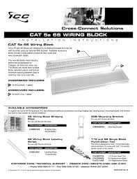 If your computers are on a wired network, you can network two computers and then share files and folders. Cat 5e 66 Wiring Block Cross Connect Solutions Cat 5e 66 Wiring Block Manualzz