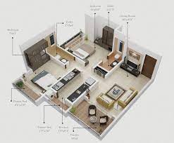 50 Two 2 Bedroom Apartment House Plans Architecture Design Apartment Floor Plans Bedroom House Plans Small House Design