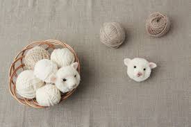 Cut a piece of yarn to your chosen length and double it over. Our Fall Craft Obsession Pom Pom Animals Martha Stewart