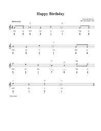 Happy Birthday Easy Kalimba Sheet Music And Tab With Chords And Lyrics In 2021 Sheet Music Cello Sheet Music Happy Birthday Music
