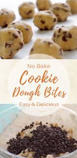 Cookie Dough Bites Simply Bakings Recipe Easy No Bake Cookies Popular Cookie Recipe No Bake Cookie Dough