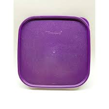 Tupperware lid melted in the dishwasher why are my tupperware lids sticky? Buy Tupperware Modular Mates Square Replacement Seal Lid 1623 Dewberry 7 X 7 Online In Turkey B08ry49brj