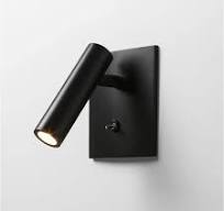 Customized headboard reading wall light