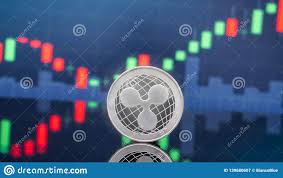 Ripple And Cryptocurrency Investing Concept Stock Image