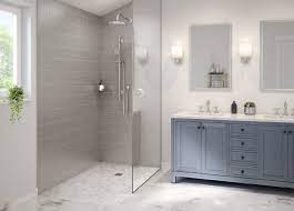 It is possible to minimize this problem by using obscure glass, glass blocks or curtains. Curbing The Curb Pros Cons To Building A Curbless Shower Schluter Com