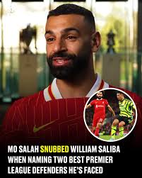 Saliba is regarded as the very best in the league by many but not according  to the Liverpool forward 👀