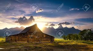 Oct 23, 2019 · mormon row east of us highway 26/89/191, one mile north of moose junction. Sunset Over The Iconic Moulton Barn On Mormon Row In Grand Teton Stock Photo Picture And Royalty Free Image Image 21050282