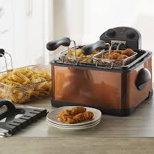 What is electric deep fryer? Triple Basket Deep Fryer Brylane Home