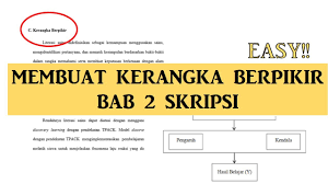 Kerangka pemikiran dan metode penelitian a. Cara Membuat Kerangka Berpikir Bab 2 Skripsi Youtube