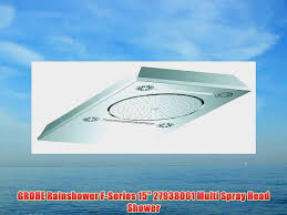 Check spelling or type a new query. Grohe Rainshower F Series 15 27938001 Multi Spray Head Shower Video Dailymotion