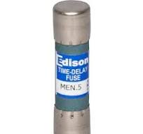 Edison MEN.5 0.5A Time-Delay Fuse, Class MEN, Non-Indicating, 250 VAC