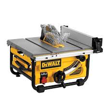 This Dwe7480 Dewalt Table Saw Is Equipped With A 15 Amp Motor Which Quickly Rips Through Hardwoods With Ease Ra In 2020 Table Saw Jobsite Table Saw Portable Table Saw