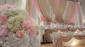 Toronto Wedding Decorations Custom Backdrop And Head Table Draping Design French Victo Pink Wedding Decorations Head Table Wedding Backdrop Wedding Decorations