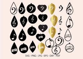 Download Music Earring Svg Music Note Earring Svg File Free Svg Cut Files