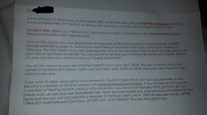 They are used on all services that you log in to with this account. Penfed To Acquire Nra Credit Card Portfolio From Fnbo Nra Card To Be Replaced By Platinum Rewards Doctor Of Credit