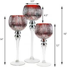 Genuinely faultless in aspects of construction and style, this piece embodies impeccable artistry while maintaining principles. Set Of 3 Metallic Etched Gold Mercury Glass Candle Holders Glass Vases Depot