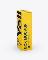 Download White Paper Box Mockup 70 Angle Front View High Angle Shot In Box Mockups On Yellow Images Object Mockups