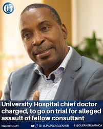 Dr Carl Bruce, consultant neurosurgeon and medical chief of staff at The  University Hospital of the West Indies, was this morning dragged before the  Kingston and St Andrew Parish Court in relation