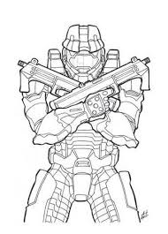Halo Colouring Pages Halo Drawings Halo Tattoo Halo Master Chief