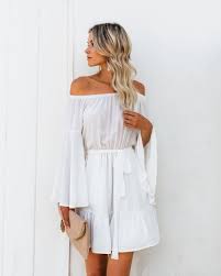 Casual Dresses White Pocketed Off The Shoulder Bell Sleeve Dress Small For Sale In Outside South Afric Casual White Dress White Dress Summer Casual Dresses