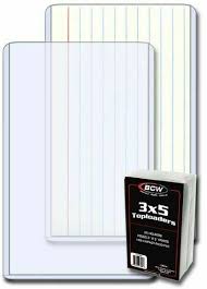 To fit most recipes on a 3x5 recipe card, the font must be small. 25 Bcw 3 X 5 Photo Index Card Hard Plastic Topload Holders Protectors For Sale Online Ebay