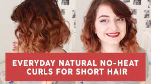 One then uses this to create natural waves. How To Curl Short Hair Without Heat Fast Novocom Top