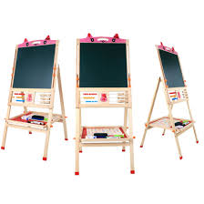 display magnetic painted children using flip chart wooden easel