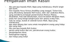 2.menjelaskan riwayat yesus kristus juga yang lahir. Apa Itu Pengakuan Iman Rasuli Dan Sejak Kapan Dibuat Berita Informasi Dan Lagu Agama Kristen