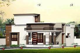 Galvanized railing pipe works are done between the parapets. Marvellous Single Storey House With Fantastic Exterior Design
