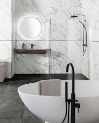 Black And White Marble Effect Floor Tiles Who Doesn T Love Marble Get The Look For Less With Our Marble Effect Range Torrano St Calacatta Tile Bathroom Inspiration Modern Bathroom Design Small Modern
