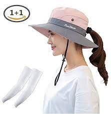 Decky Women S Uv Protection Wide Brim Mesh Foldable Summer Sun Hat Outdoor Hiking Camping Fishing Beach Sun Ca Hats For Women Summer Sun Hat Women Hats Fashion