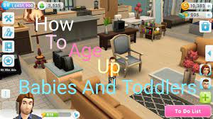 The Sims Mobile How To Age Up Your Babies And Toddlers After August Update Youtube