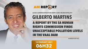 Newzroom Afrika على X: "Lead Administrator from the Emfuleni Municipality, Gilberto  Martins will be