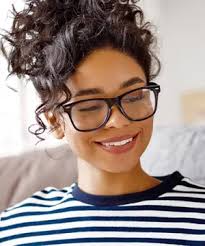 Dale Black Square Eyeglasses