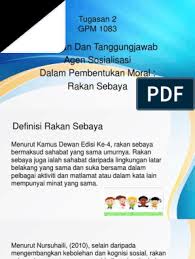 Brendgen, wanner, dan vitaro (2007) mendapati sebarang penolakan daripada rakan sebaya akan menyebabkan permasalahan tingkah laku remaja. Peranan Rakan Sebaya