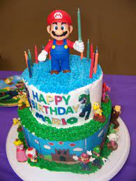 This mario inspired cake had a completely. Mario S 12th Birthday Cake Super Mario Theme Happy Birthday Chocolate Cake Chocolate Cake With Name 12th Birthday Cake