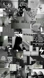 Black And White Aesthetic Tumblr Iphone Wallpaper Pin By Destiny On Graphic Photo Black Aesthetic Wallpaper Aesthetic Wallpapers Aesthetic Collage
