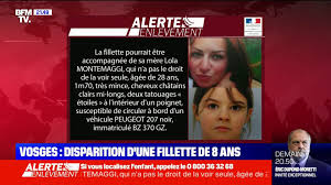 Mais l'enfant n'était pas avec elle. Alerte Enlevement La Petite Mia 8 Ans Enlevee Dans Les Vosges Video Dailymotion