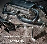 FI Exhaust Lamborghini Aventador LP750-4 SV Catback Valvetronic Mufflers +  Quad Tips + Ultra High Flow Pipe + Heat Protector for Cat Pipe