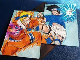 The rasengan is a jutsu that the 4th hokage, minato namikaze, developed based in the tailed beasts bomb. Dane Draw Naruto Rasengan Vs Chidori Sasuke Vol1 Facebook