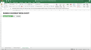 Hal ini sesuai dengan namanya yang diawali dengan huruf v, dimana v. Panduan Penggunaan Rumus Vlookup Beda Sheet Compute Expert