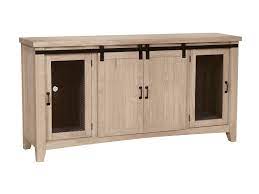 Sliding Barn Door Tv Console Unfinished Furniture Of Wilmington