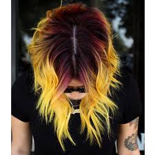 Sunflower Color Melt Behindthechair Com Yellow Hair Hair Styles Bright Hair