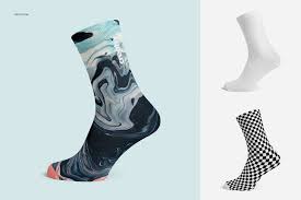 Socks Mockup Set Socks Mockup Custom Socks
