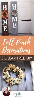 Dollar Tree Fall Porch Diys Wood Sign Wreath More Diy Dollar Tree Decor Fall Decor Dollar Tree Dollar Tree Halloween