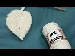 Makrome Yaprak Nasil Yapilir Makrome Yapilisi Diy Kendin Yap Youtube Orgu Desenleri Elisi Fikirleri Dekorasyon Elisleri