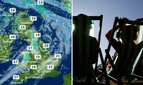 Daily weather updates and severe weather alerts sent straight to your mobile device. Uk Weather Forecast This Weekend Sun Cuts Through Rain As Warm Temperatures Greet Britons Weather News Express Co Uk
